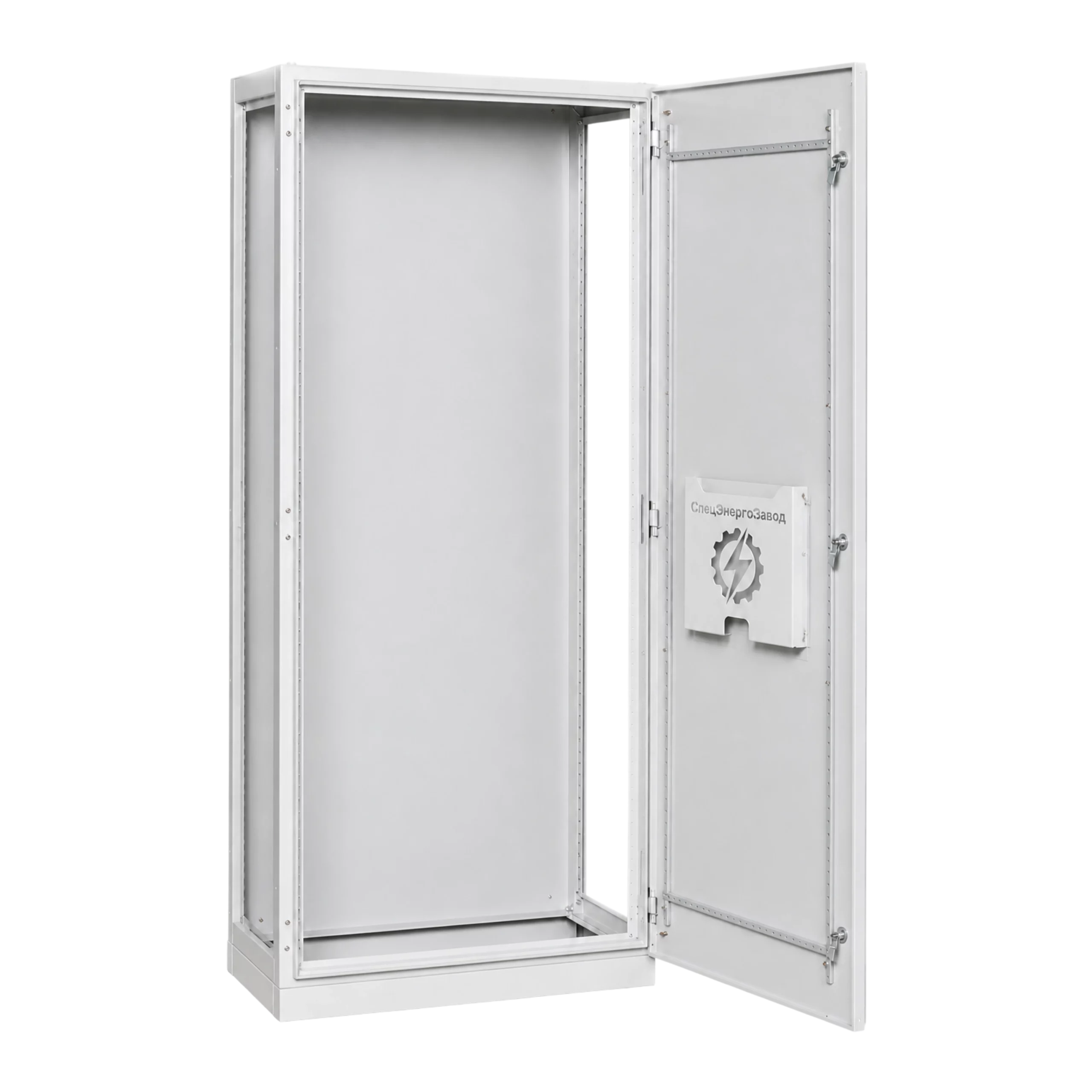 Секционный корпус ВРУ IP31 RAL 7035 с открытой дверью